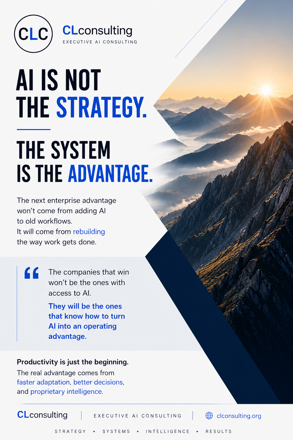 CLconsulting AI strategy visual